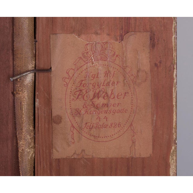 Carl Thiele, Forest Scene with a Lake, 1882, Oil on Canvas, Framed For Sale - Image 9 of 10