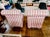Textile Vintage Ashley Manor Pair of Red, White and Green Plaid Slipper Side Chairs For Sale - Image 7 of 12