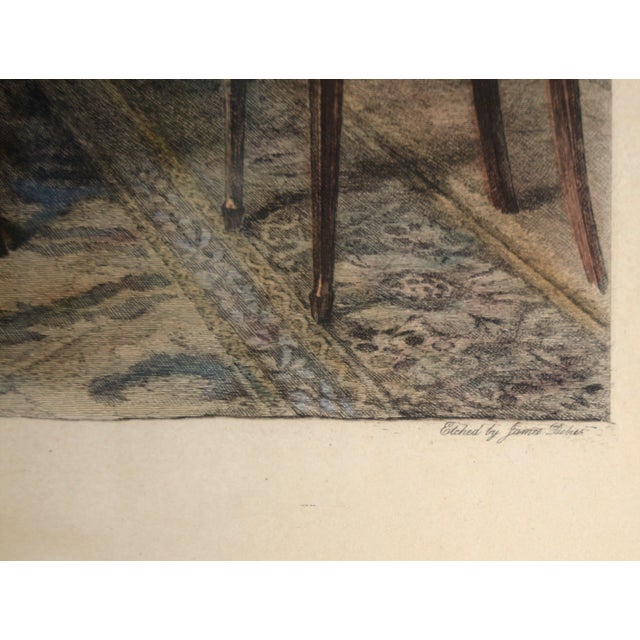 A Breach of Promise - Hand Colored Etching on Paper 1900 Victorian by James Dobie For Sale In Monterey, CA - Image 6 of 9