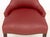 Wood Contemporary Red Upholstered Chairs, Pair For Sale - Image 7 of 9