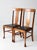Antique Oak Splat Back Side Chairs Pair For Sale - Image 10 of 14