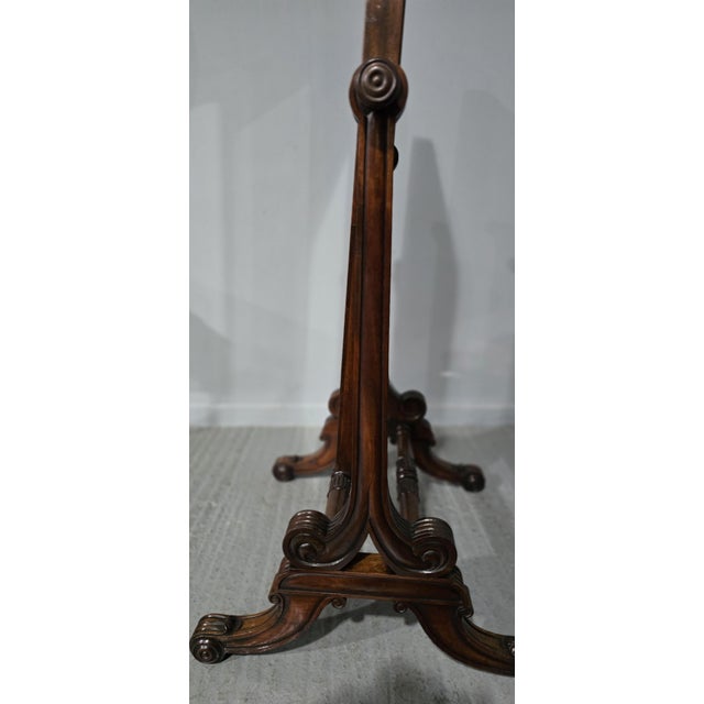 Regency Mahogany Cheval Mirror, 1830 For Sale - Image 12 of 14
