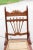 Brown Antique 19th C. Bobbin Turned Leg Spindle Hand Cane Carved Chair For Sale - Image 8 of 9