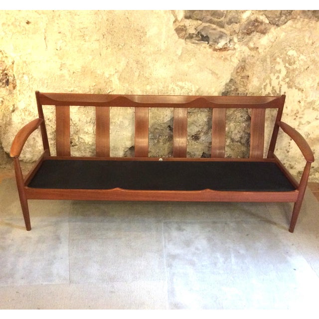 Vintage 3-Seater Sofa by Grete Jalk for France & Son, 1960s For Sale - Image 3 of 11