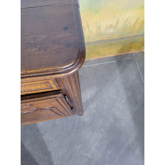 Louis XV Style Low Oak Buffet For Sale - Image 4 of 13