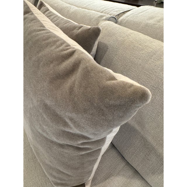 Eastern Accents Taupe Throw Pillows, Pair For Sale - Image 9 of 12