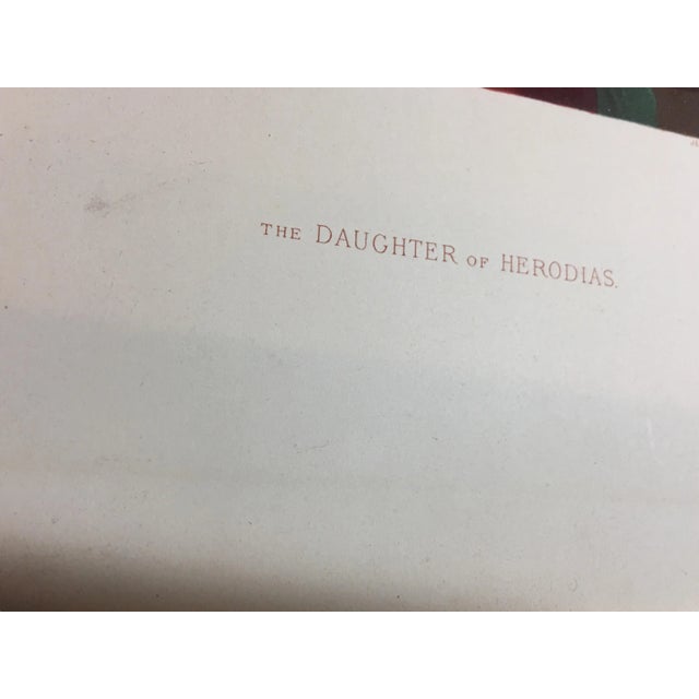 Emile Vernet Lecomte Daughter of Herodias Lithograph For Sale - Image 11 of 12