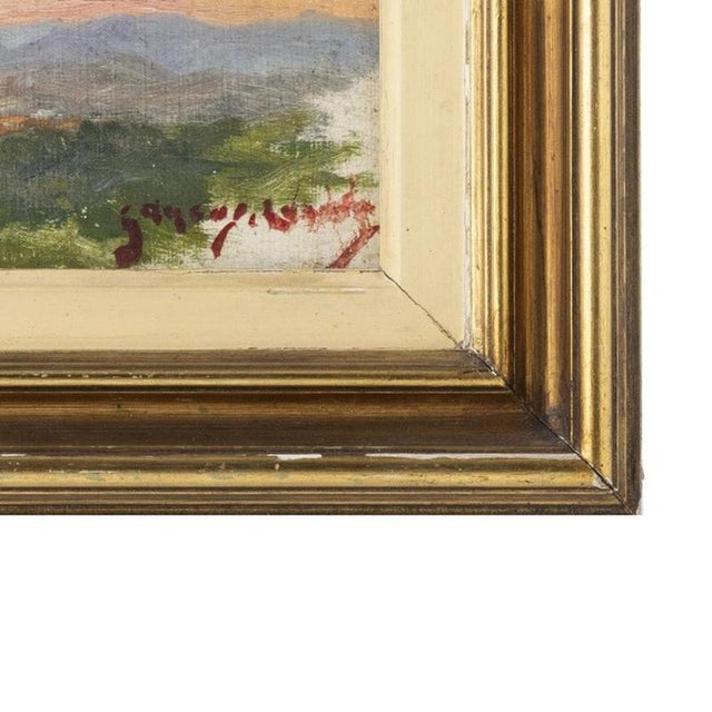Carlos Ramos, Landscape, 20th Century, Oil Painting For Sale - Image 5 of 6