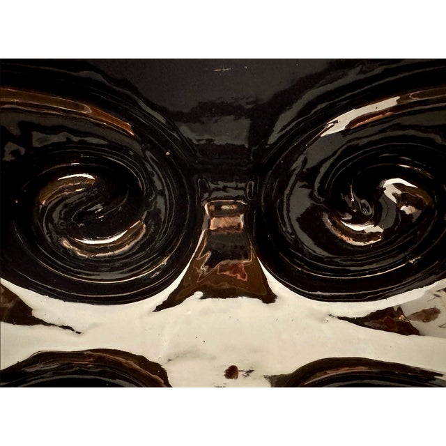 Dolbi Cashier 1980 "New Regency" Chrome & Ceramic Centerpiece For Sale - Image 10 of 12