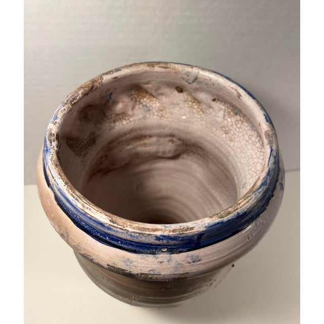 Ceramic Circa 1950s Sicilian Majolica Moor Head Hand Made Ceramic Vase 10.5"h For Sale - Image 7 of 11