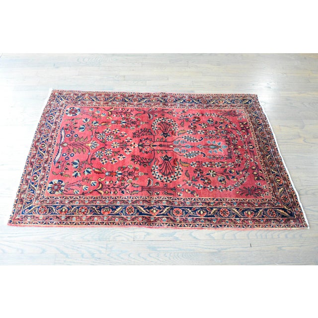 Early 20th Century Sarouk Mohajeran Rug For Sale - Image 11 of 12