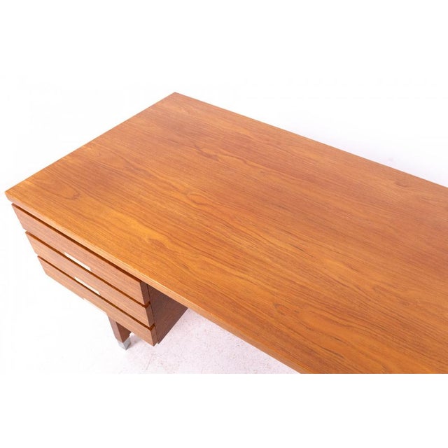 1960s Teak Desk from Eigil Petersens Mobelfabrik, Denmark, 1960s For Sale - Image 5 of 15