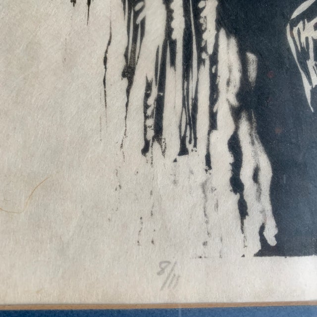 Paper Mid-Century Signed and Numbered Lithograph For Sale - Image 7 of 13