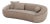 Jenny Taupe Faux Mohair Sofa For Sale