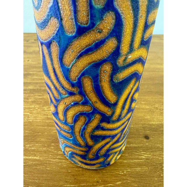1970s 1970's Polly Whitcomb Stoneware Vase For Sale - Image 5 of 9