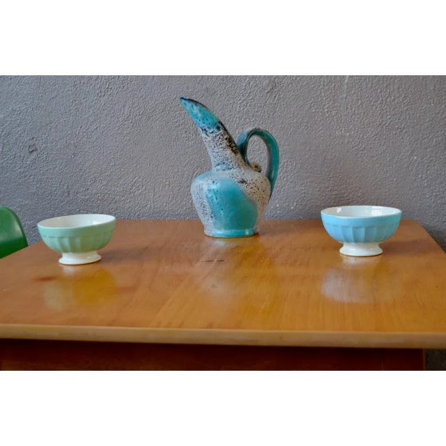 Vintage Bistro Table with Compass Feet For Sale - Image 6 of 18