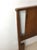Mid Century Modern Full Size Walnut Headboard With Turned Wood Frame For Sale - Image 16 of 17