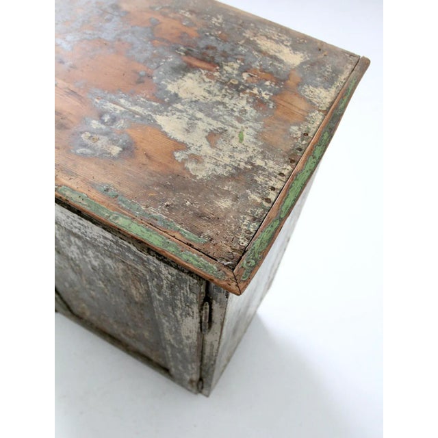 Antique Primitive Farmhouse Cabinet For Sale - Image 11 of 13