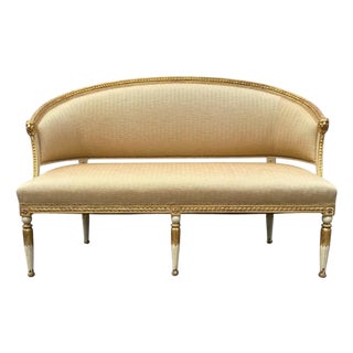 19th Century Swedish Neoclassical Gustavian Sofa Settee For Sale