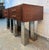 Vintage Modern Walnut and Metal Office End Tables For Sale In New York - Image 6 of 15