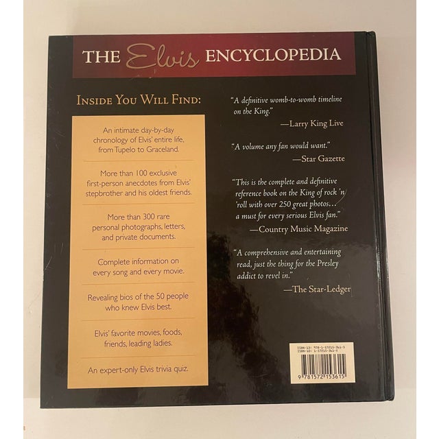 Mid-Century Modern The Elvis Encyclopedia Hardcover For Sale - Image 3 of 9