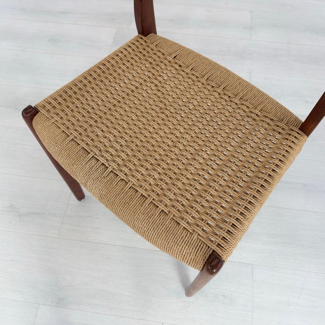Wood Arne Wahl Iversen Dining Chairs – Set of 8 For Sale - Image 7 of 12