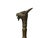 Vintage Metal Goat Head Shape Handle Walking Stick For Sale - Image 4 of 9
