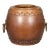 Chinese Copper And Bronze Barrel Form Planter For Sale