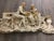 Victorian Vintage Victorian Scene Resin Courting Couple Wall Plaque 30in For Sale - Image 3 of 8
