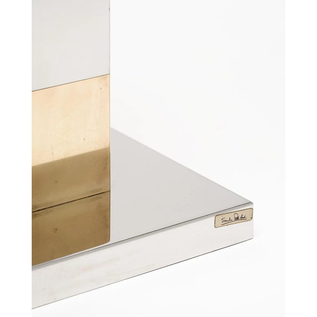 Metal Table Lamp by Sandro Petti For Sale - Image 7 of 10