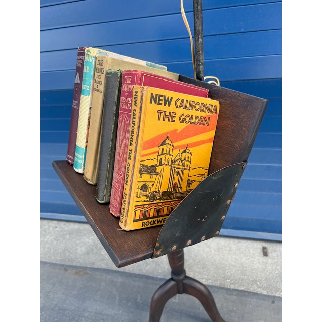 Spanish 1930s Original Monterey Library Floor Lamp For Sale - Image 3 of 4