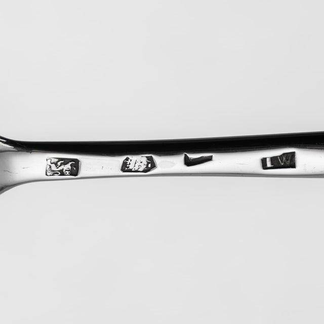 18th Century Antique Georgian Silver Marrow Scoop by Jon Willis, London For Sale - Image 10 of 11