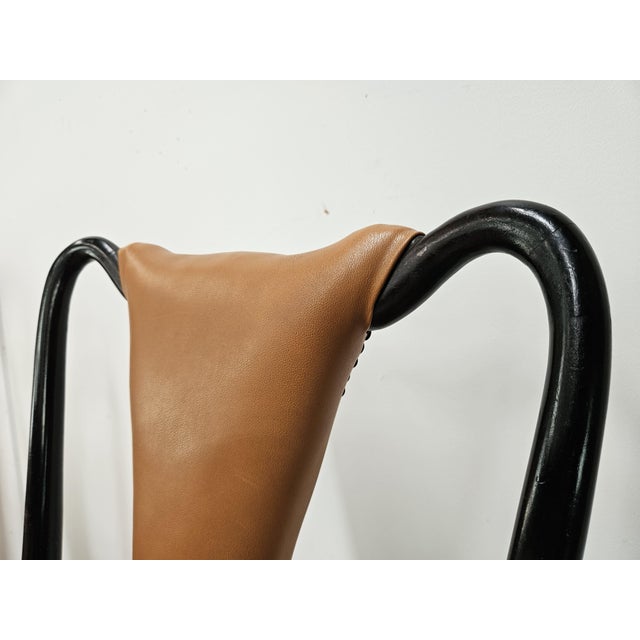 Brown Vintage Italian Chairs attributed to Vittorio Dassi for Dassi Mobili Moderni, 1950, Set of 6 For Sale - Image 8 of 18