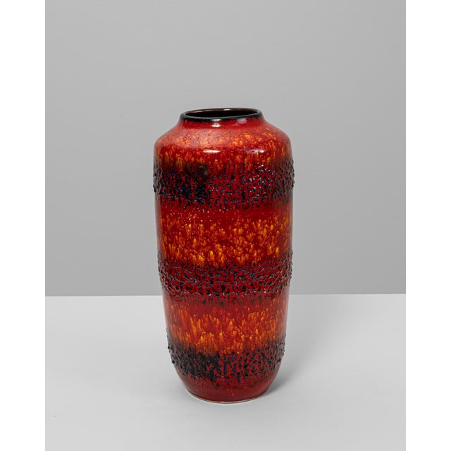 20th Century German 'W. Germany' Ceramic Vase For Sale - Image 10 of 18