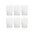 Andria Tortoise Tumbler Glasses - White, Set of 6 For Sale - Image 4 of 4