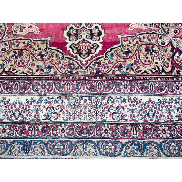 Persian Late 19th Century Persian Lavar Kirman Rug For Sale - Image 3 of 15