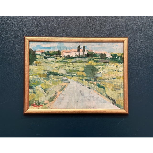 Olle Larsson, Path, 1960s, Oil on Panel, Framed For Sale - Image 17 of 18