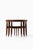 1960s Dining Table and Chairs in Teak and Leather attributed to Hans Olsen for Frem Røjle, 1960s, Set of 5 For Sale - Image 5 of 9