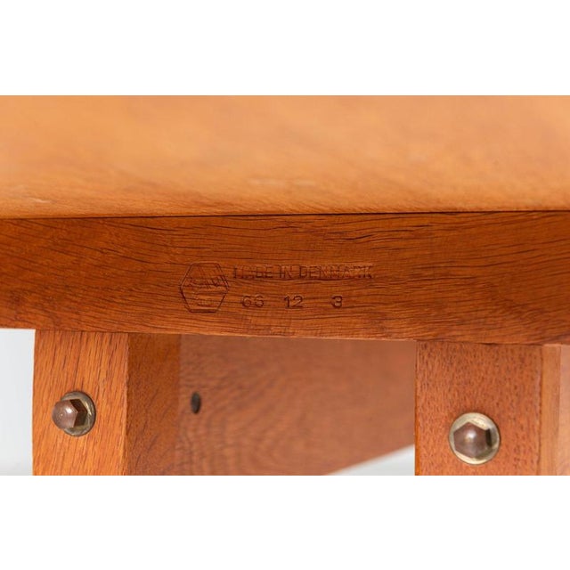 C18 Shaker Dining Table in Oak attributed to Børge Mogensen for FDB, Denmark, 1947 For Sale - Image 12 of 16