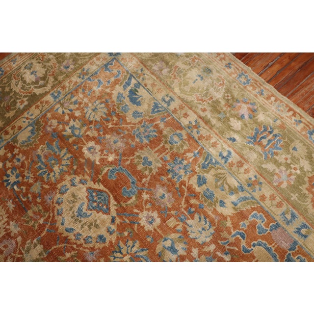 Early 20th Century Antique Zabihi Collection Large Chinese Carpet For Sale - Image 9 of 12