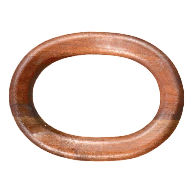 Vintage Mid Century Walnut Cutting Board Made by Vermillion Inc. For Sale