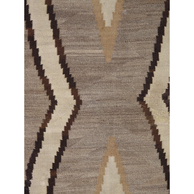 Late 19th Century Paths of the Sacred Mountains Late 19th-Century Navajo Transitional Handmade Rug For Sale - Image 5 of 18