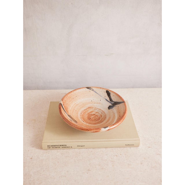Wabi Sabi Studio Pottery Bowl by American Potter Ginny Marsh For Sale - Image 13 of 13