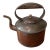 Rare Early 19th Century Collectible Hand-Hammered English Copper & Brass Tea Kettel For Sale