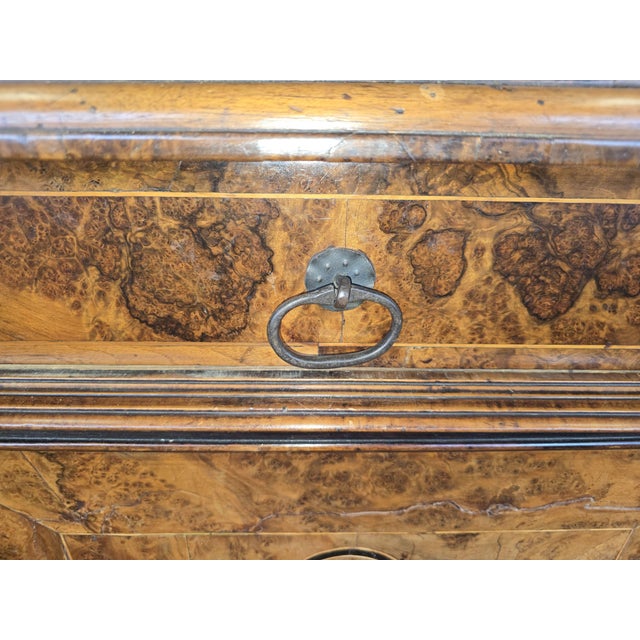 17th Century Burl Walnut Veneer Cabinet Flemish German Low Country For Sale - Image 14 of 17