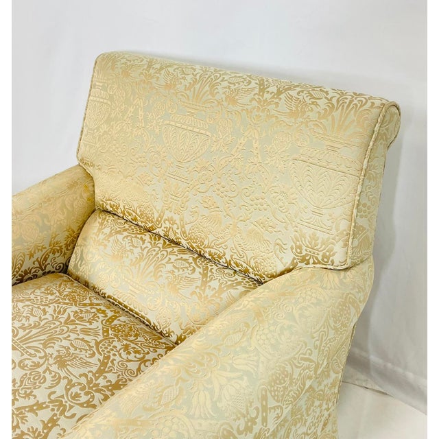 Cream Pair of Lounge Chairs Made in the United States by R. Jones & Associates For Sale - Image 8 of 12