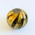 Striped Brass Sphere Vase For Sale In San Francisco - Image 6 of 6