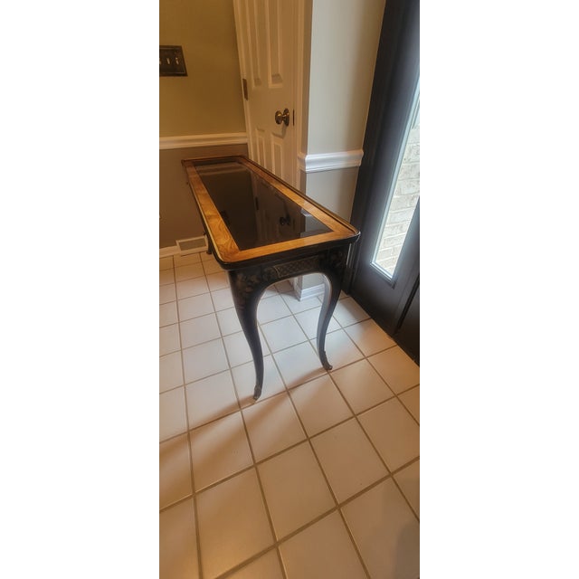 Early 20th Century Drexel Heritage Chinoiserie Console Table For Sale - Image 17 of 18