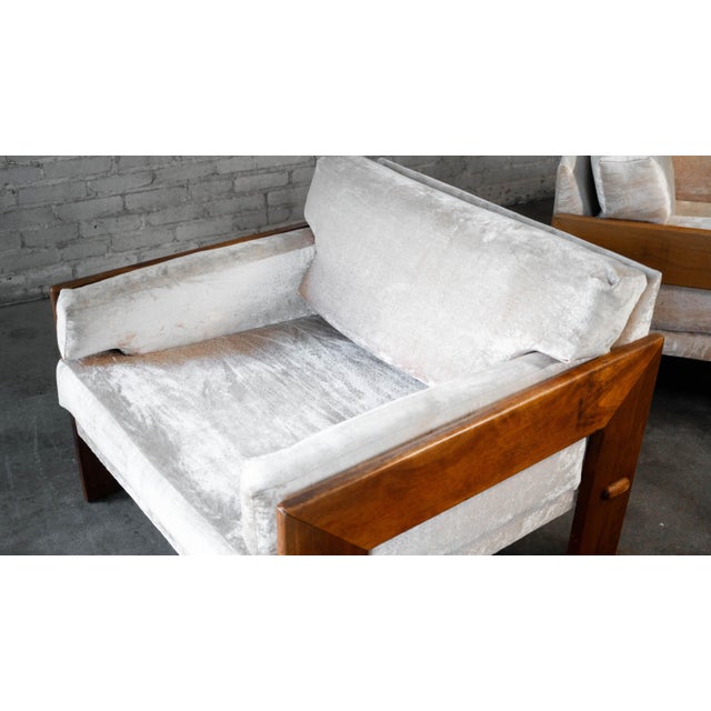 Adrian Pearsall 1960s Attributed to Adrian Pearsall for Craft Associates Lounge Chairs - A Pair For Sale - Image 4 of 18