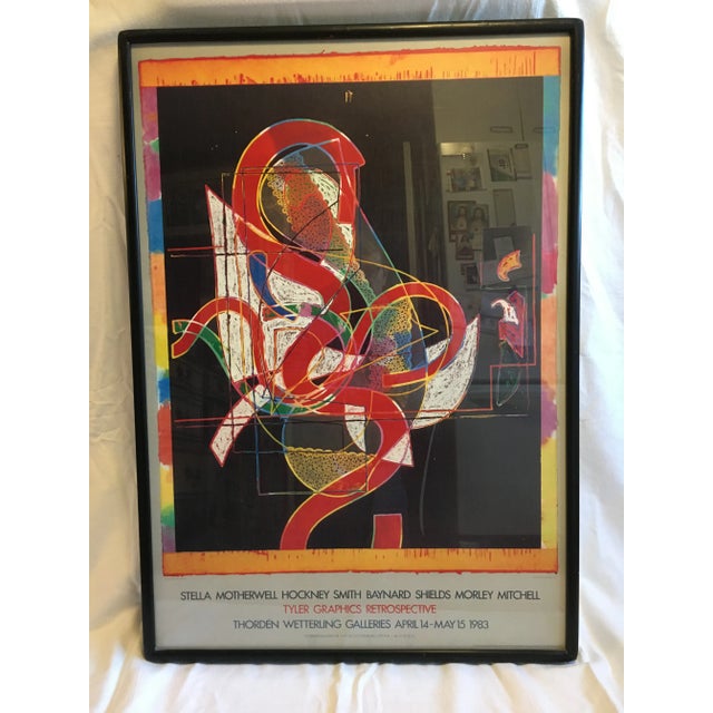 1980s 1983 Frank Stella Poster “Pergusa Three”, Framed For Sale - Image 5 of 5
